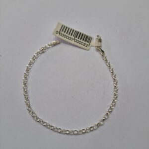 Pulseira Feminina Prata 925 Elo Português M