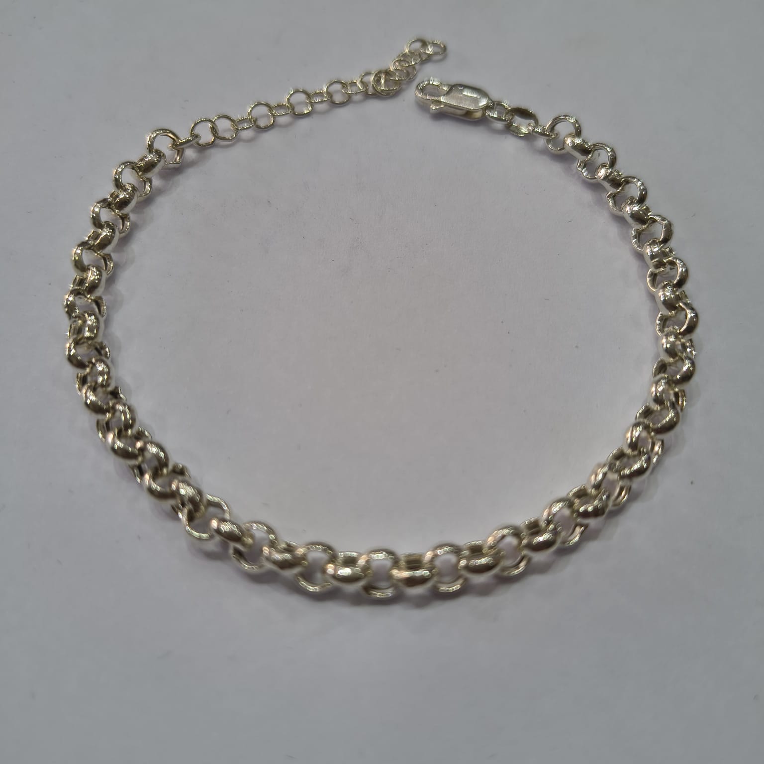 Pulseira Feminina Prata 925 Elo Português G