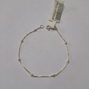 Pulseira Infantil Prata 925 Bolinhas