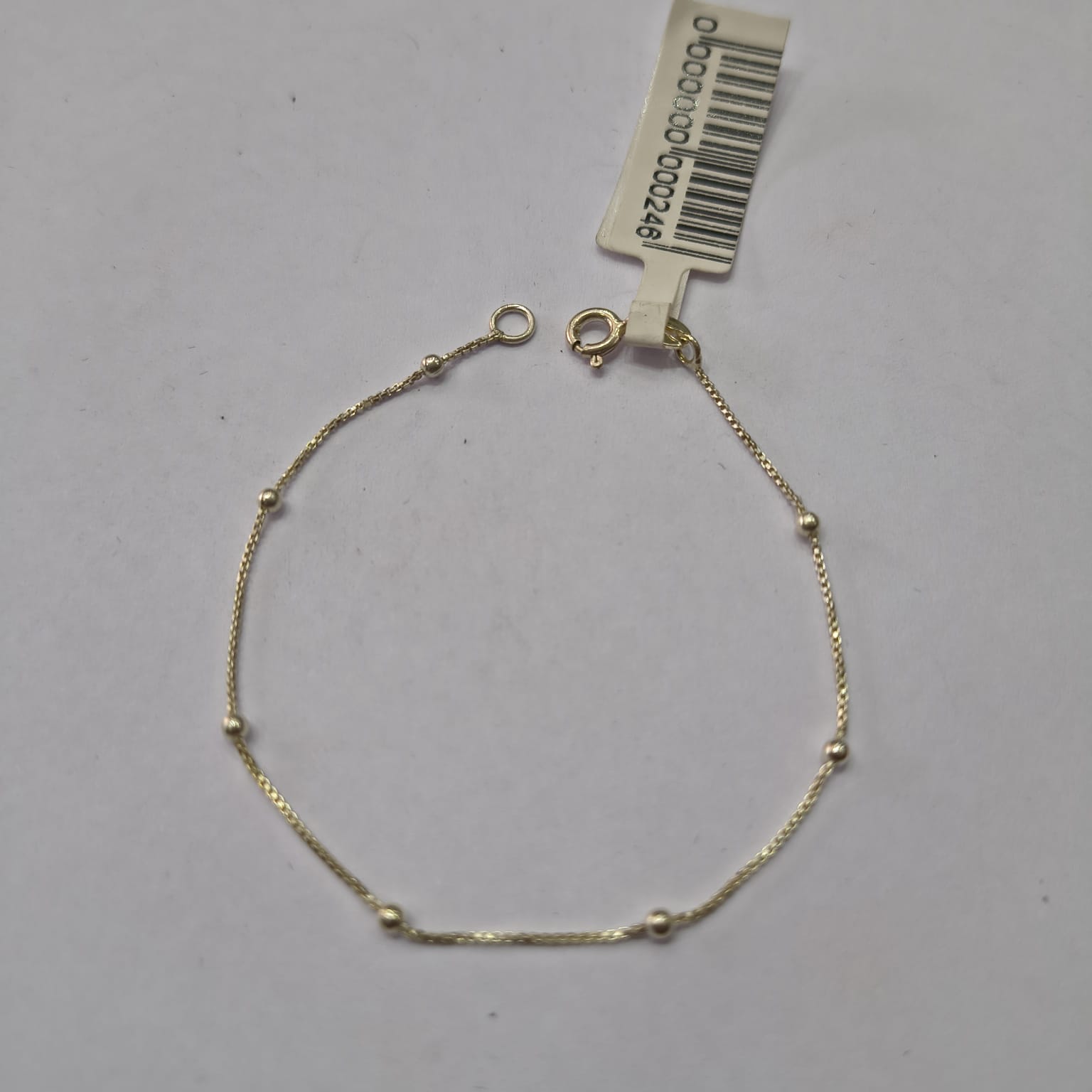 Pulseira Infantil Prata 925 Bolinhas