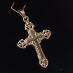 Pingente Prata Cruz Trabalhada