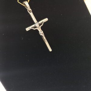 Pingente Prata Cruz Jesus