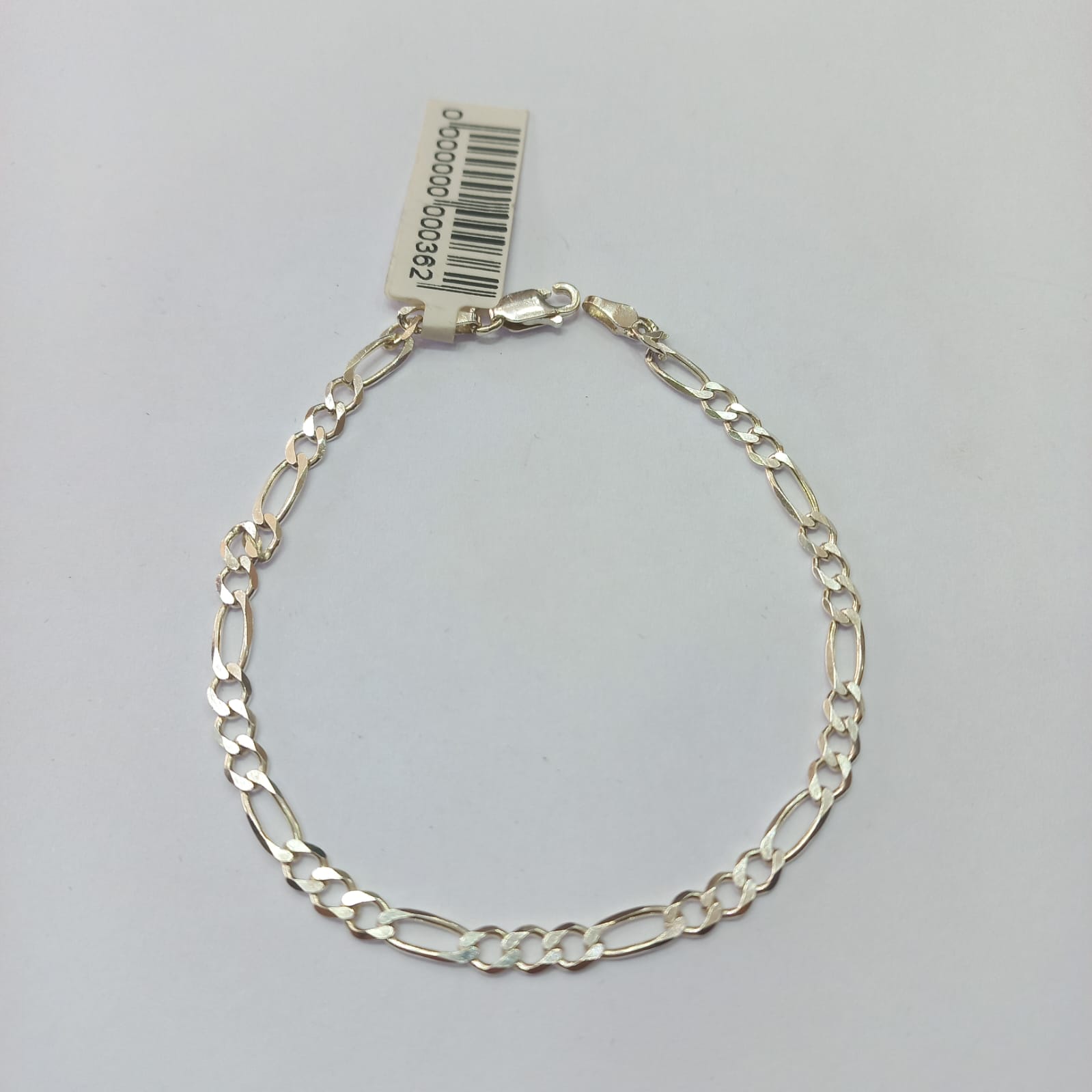 Pulseira Prata Masculina 3x1 4mm