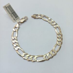 Pulseira Prata Masculina 3x1 9mm