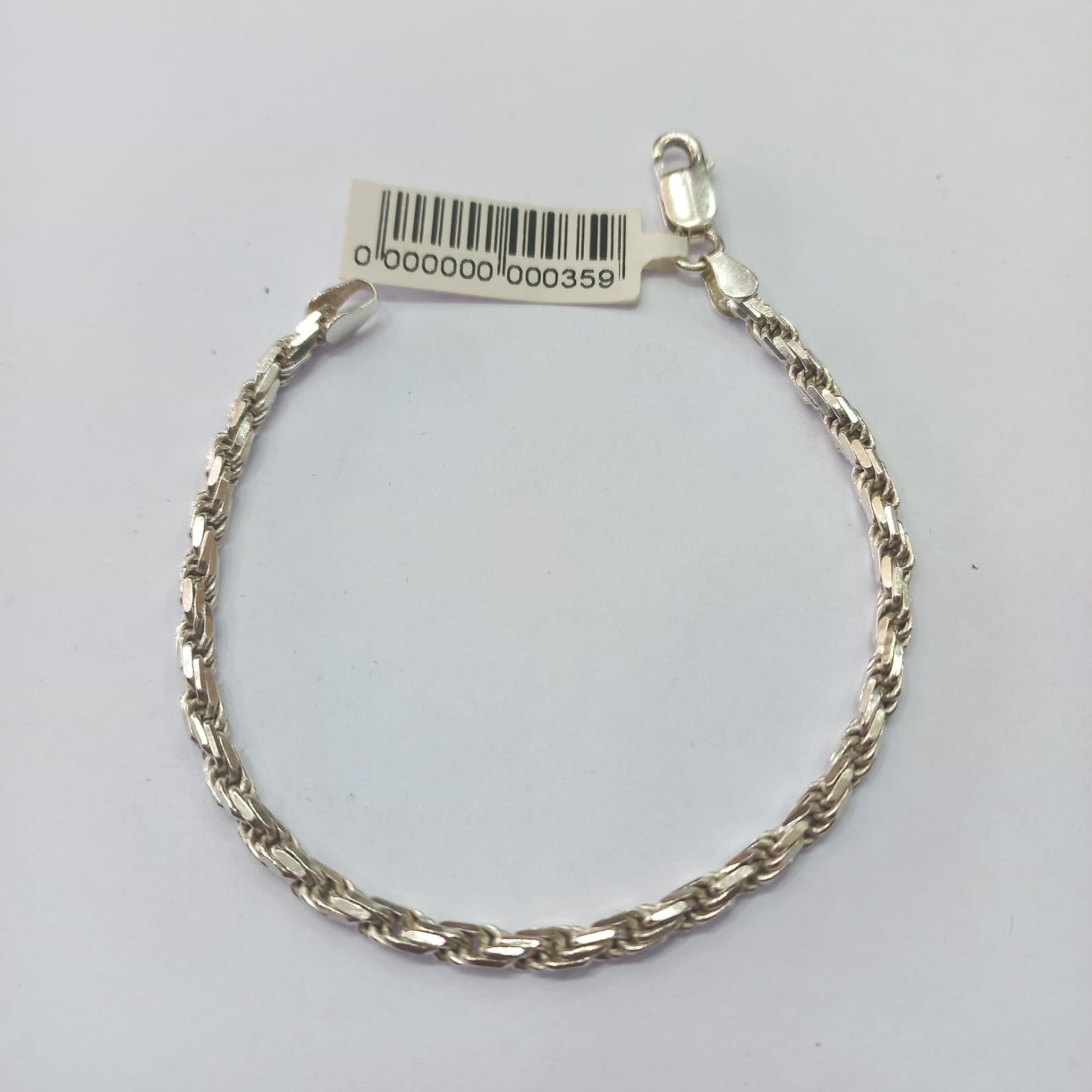 Pulseira Prata Masculina Cordão Baiano