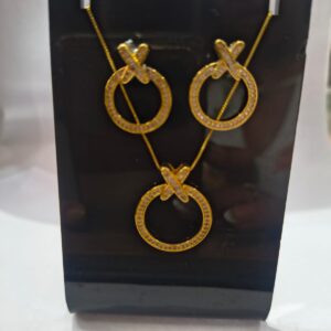 Conjunto Circulo com Strass 45cm