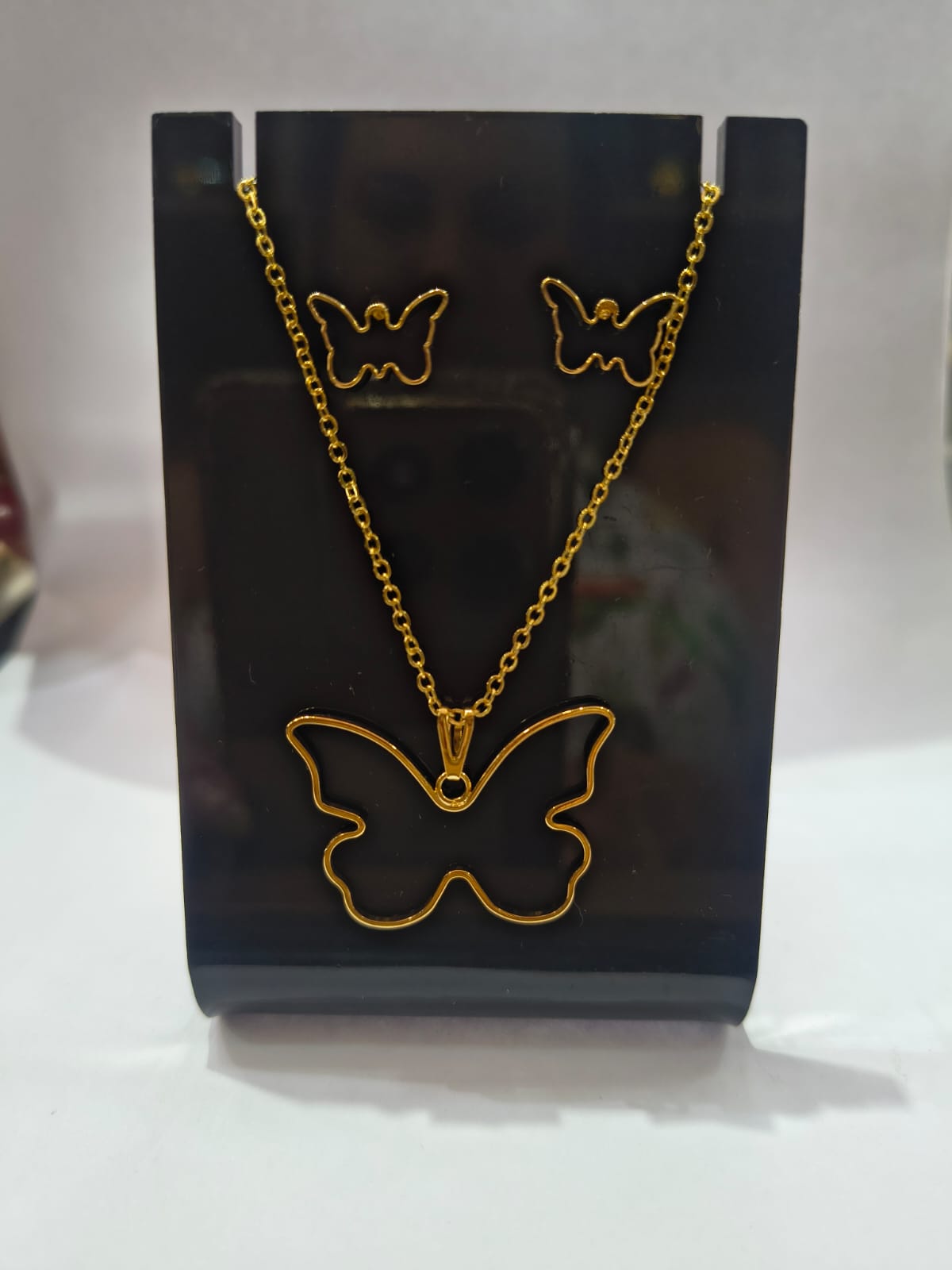 Conjunto Borboleta Vazada 45cm