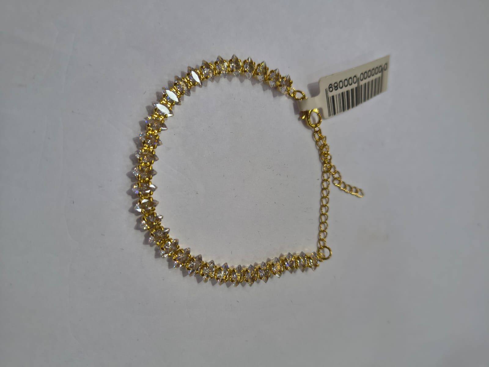 Pulseira Feminina Riviera Zircônias Branca