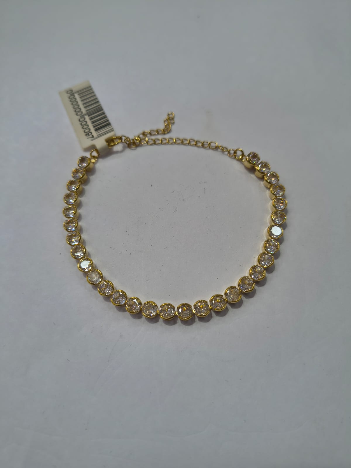 Pulseira Feminina Riviera Zircônias Branca