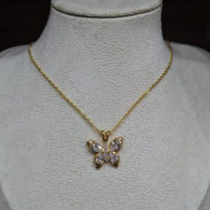Corrente Cartie Feminina Borboleta 45cm