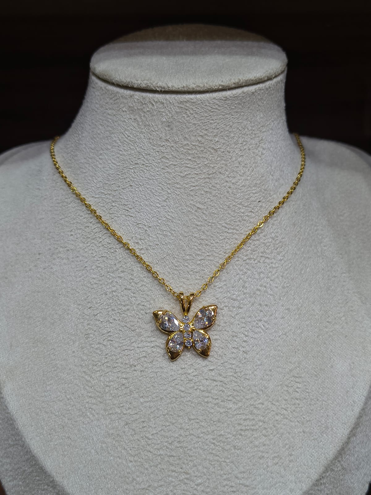 Corrente Cartie Feminina Borboleta 45cm