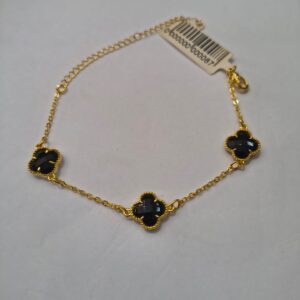 Pulseira Feminina Flor Zircônias