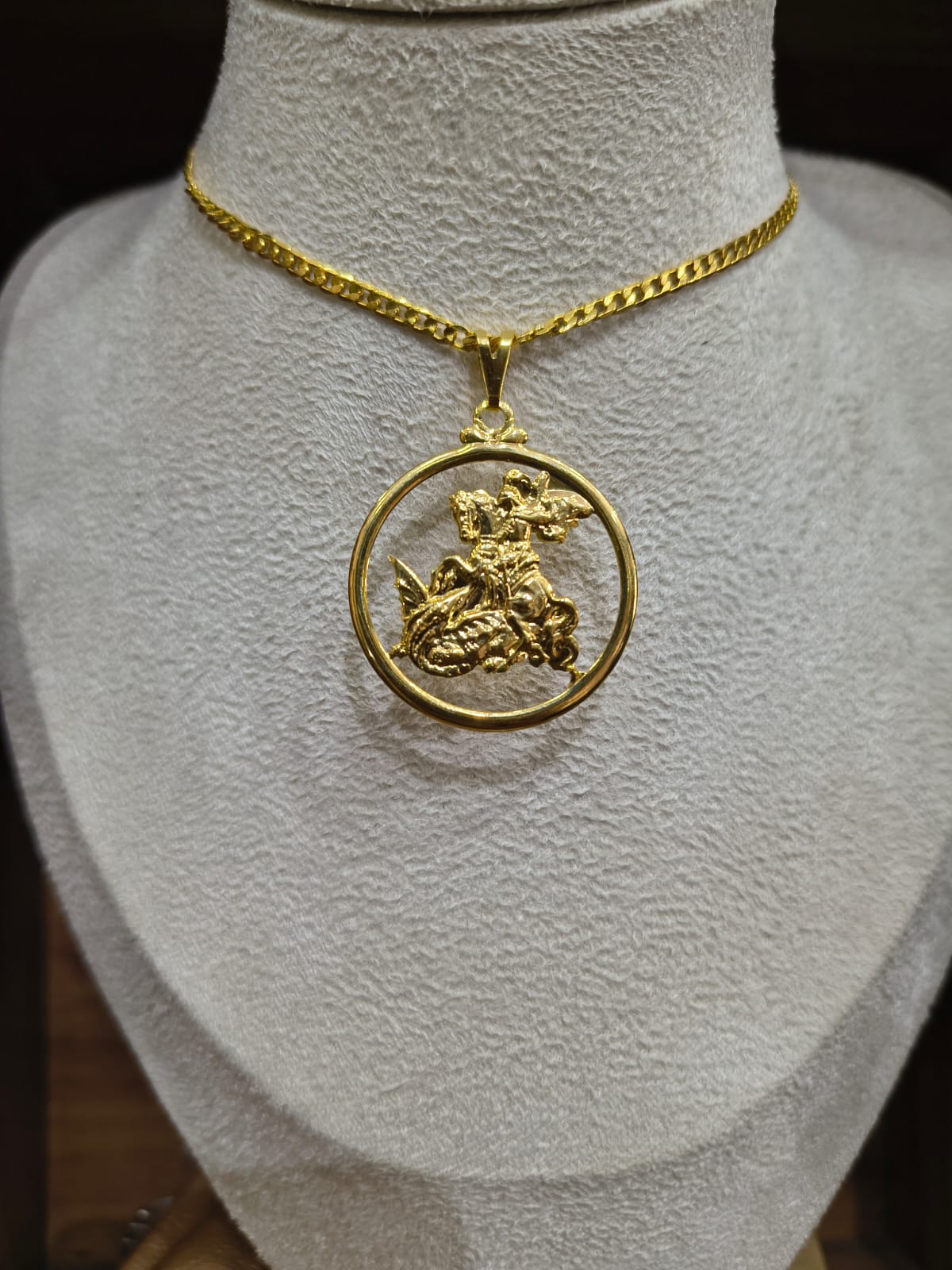 Medalha São Jorge 3cm