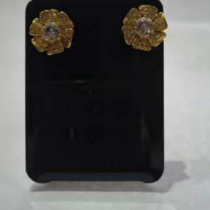 Brinco Flor Zircônia