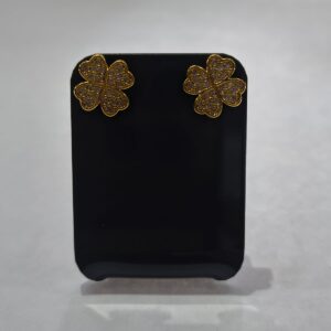 Brinco Trevo com Zircônia