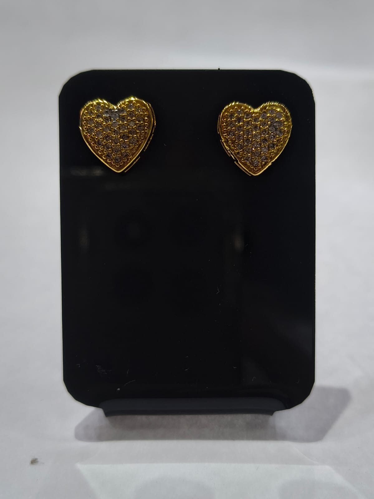 Brinco Coração com Zircônia