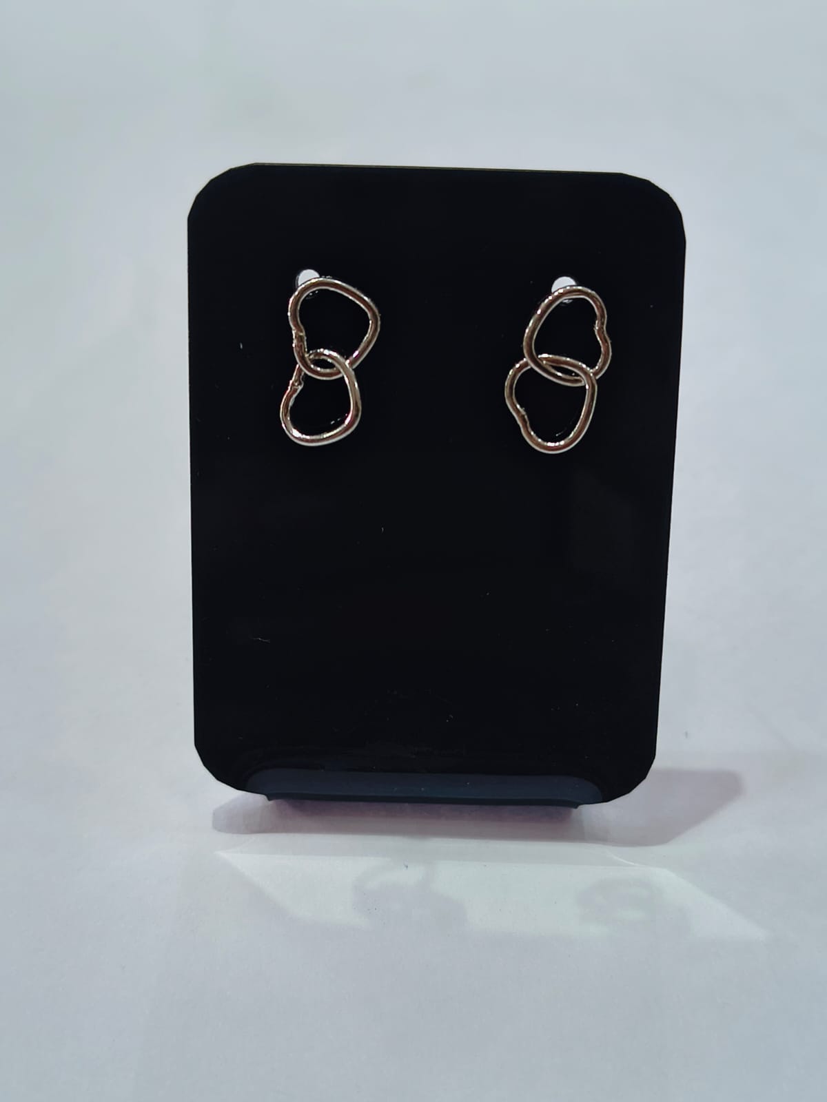 Brinco 2 Corações Vazados