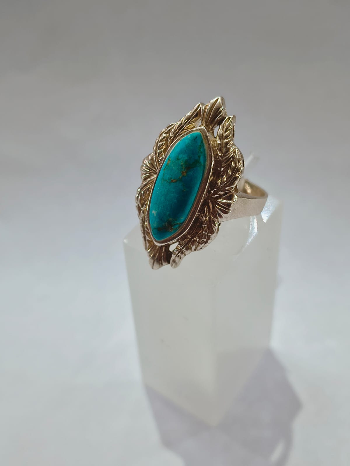 Anel Pedra Turquesa Aro 20